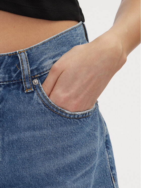 HUGO HUGO Pantaloni scurți de blugi Gimusa_B 50540565 Albastru Relaxed Fit