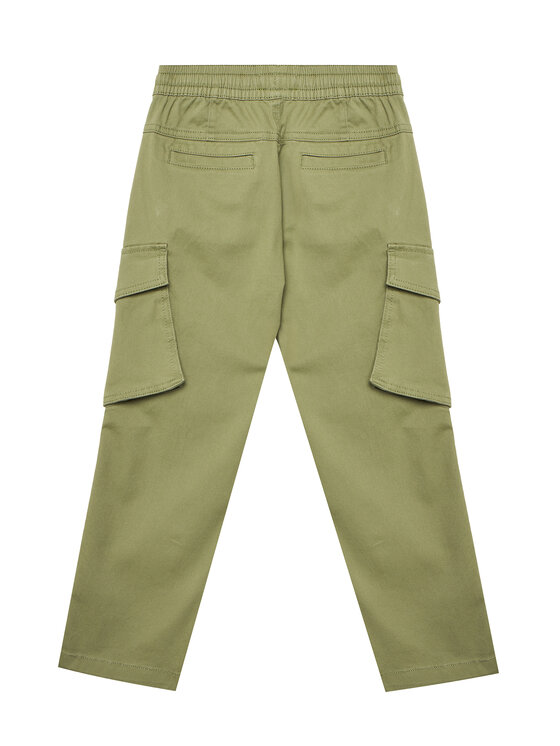 United Colors Of Benetton United Colors Of Benetton Kalhoty z materiálu 4TCGCF049 Zelená Regular Fit