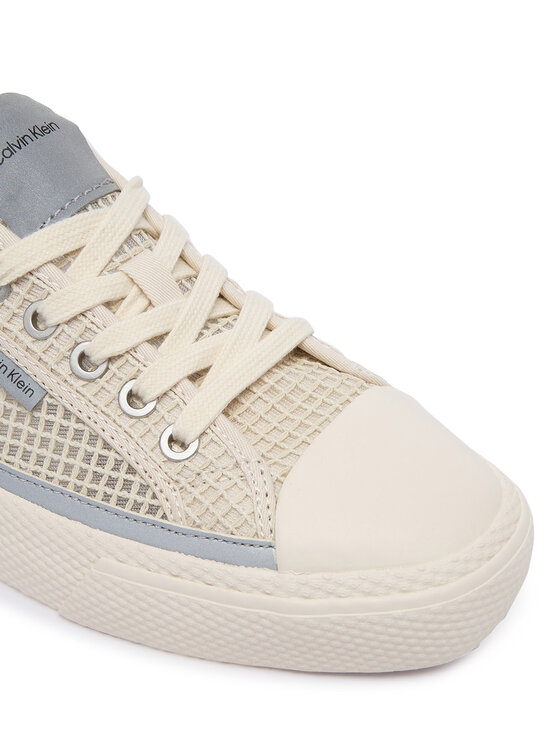 Calvin Klein Calvin Klein Tennised Vulc Laceup Low Raffia HW0HW03082 Beež