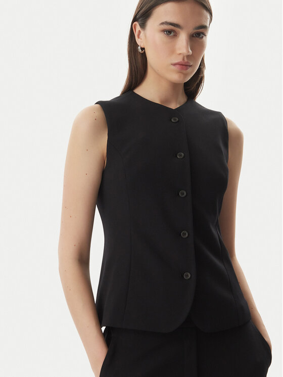 Calvin Klein Calvin Klein Γιλέκο LV044G414G Μαύρο Regular Fit