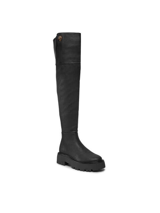 Kurt Geiger Kurt Geiger Kozačky 225-Shoreditch Otk Chunky 655100109 Černá
