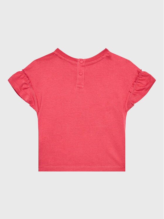 T-shirt Ruffle KG0KG07101 M Rosa Regular Fit