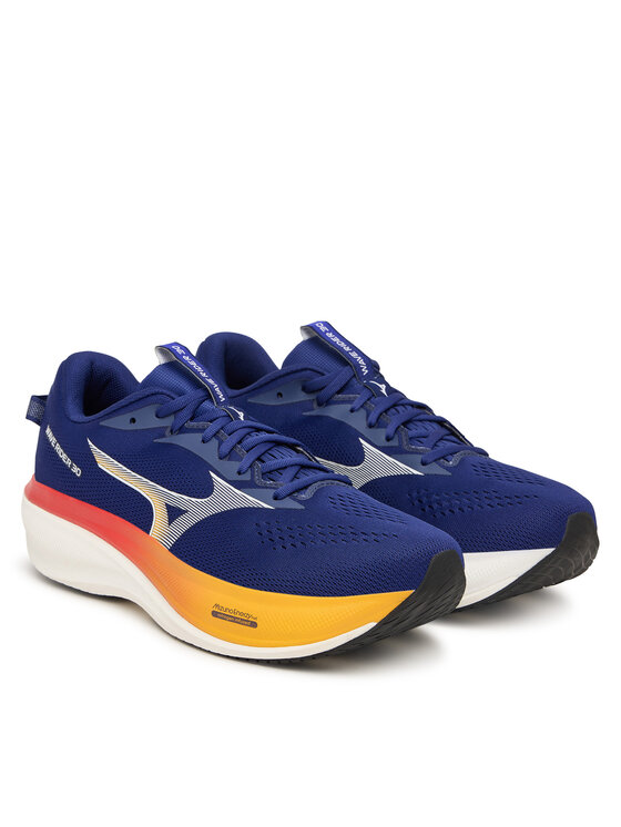 Mizuno Mizuno Buty do biegania Wave Rider 30 J1GM2620 Granatowy