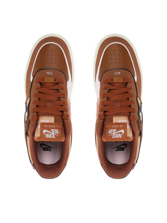 Nike Nike Sneakersy Af1 Shadow DZ1847 200 Hnědá