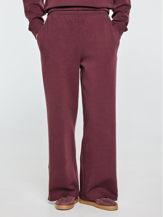 BIG STAR BIG STAR Spodnie dresowe DARIANAP Bordowy Basic Fit