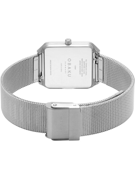 Obaku Obaku Hodinky V309LXCWMC Stříbrná