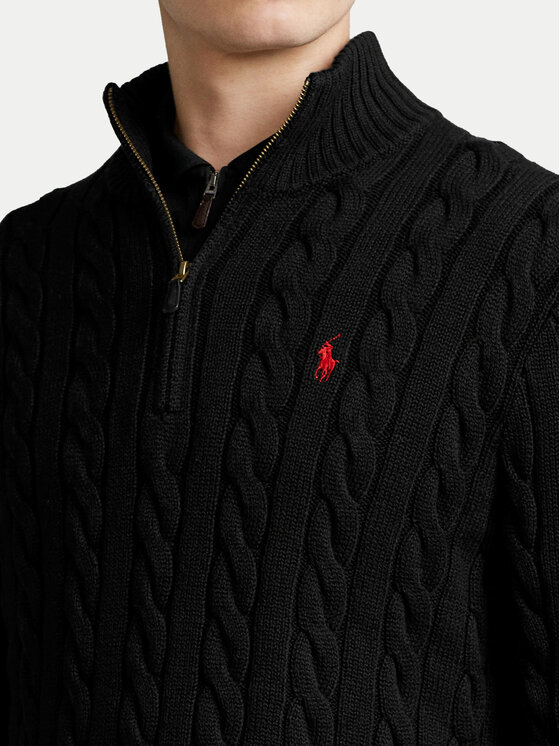 Polo Ralph Lauren Polo Ralph Lauren Džemperis 710810841006 Melns Regular Fit