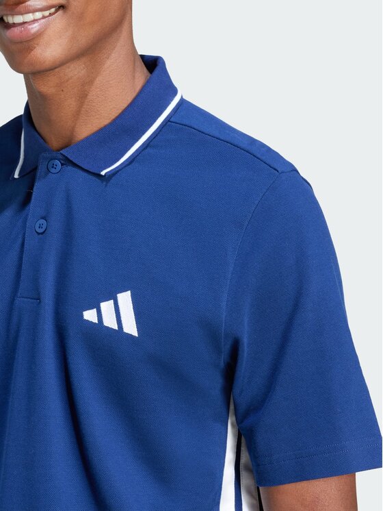 adidas adidas Polo 143471 Niebieski Regular Fit