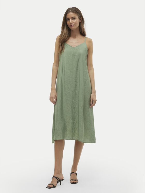 Vero Moda Rochie de vară Alba 10292845 Verde Regular Fit