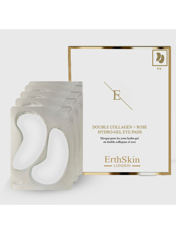 Erthskin London Erthskin London Podwójne płatki kolagenowe + hydrożel różany Płatki pod oczy