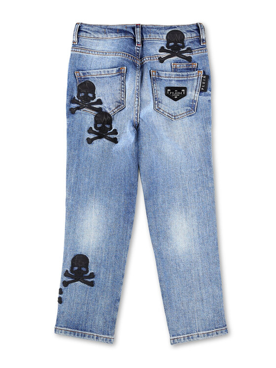 PHILIPP PLEIN PHILIPP PLEIN Jeansy 10555 Błękitny Straight Fit