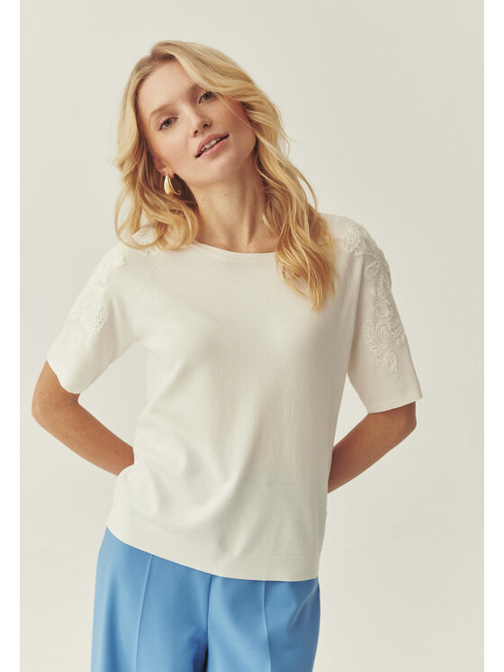 TATUUM TATUUM Blúzka LERAZ Biela Classic Fit