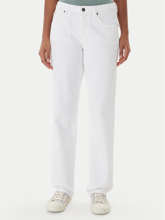 Guess Jeans Guess Jeans Jeans W5YA0I D0131 Bianco Boyfriend Fit