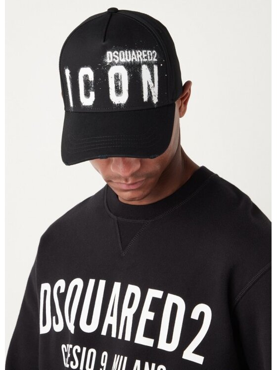 Dsquared2 Dsquared2 Czapka z daszkiem BCM0605 05C00001 1062 Czarny