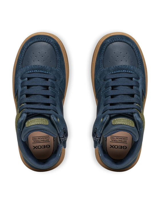 Geox Geox Sneakersy J Theleven Boy J46LDC 05422 CF4A3 D Tmavomodrá