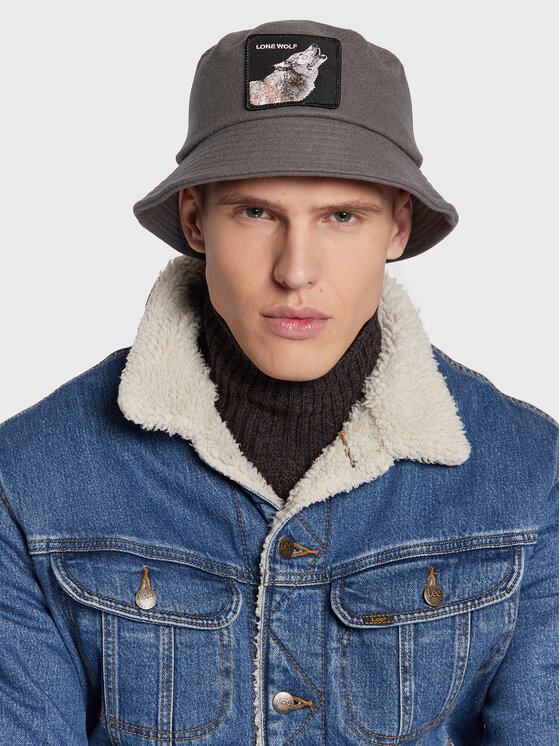 Goorin Bros Goorin Bros Pălărie Bucket Wolf Heat 105-0062 Gri