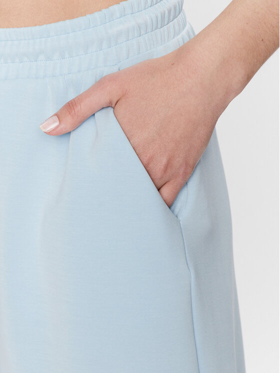 Moss Copenhagen Moss Copenhagen Šortky z materiálu 17476 Světle modrá Basic Fit