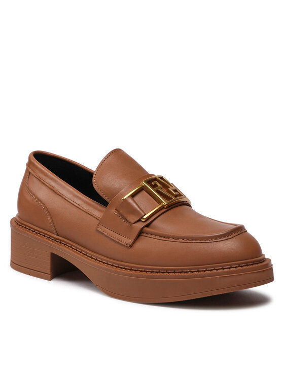 gino rossi chunky loafers 8039 marron