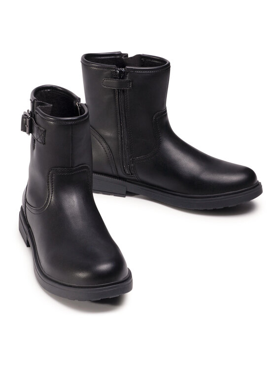 Geox Geox Ботуши J Eclair G.B J049QB 000BC C9999 D Черен