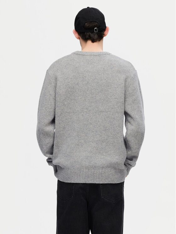 Selected Homme Selected Homme Sweter 16094643 Szary Regular Fit