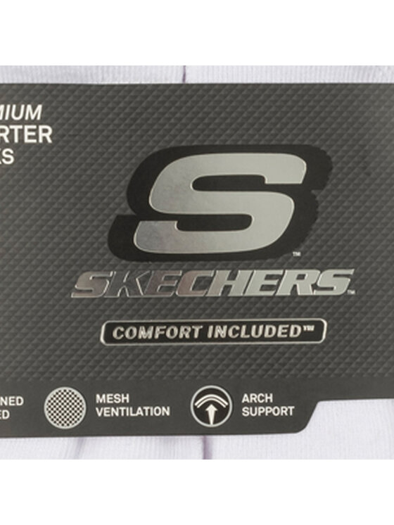 Skechers Skechers Skarpety długie S118215-WHT Biały