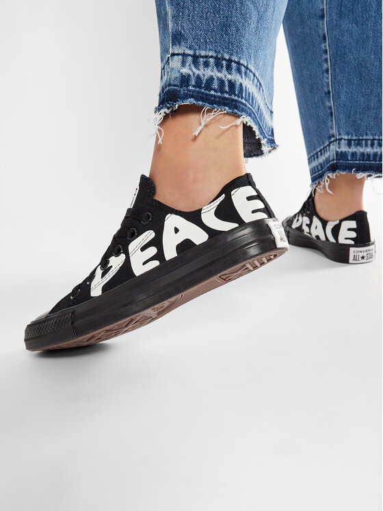 Converse Trampki Ctas Ox 167893C Czarny Modivo.pl