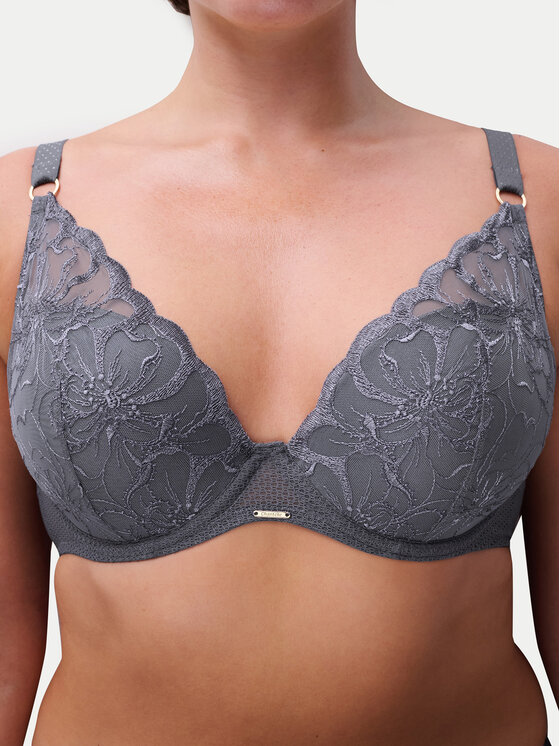 Chantelle Chantelle Melltartó alsó huzallal Fleurs C12M20 Szürke