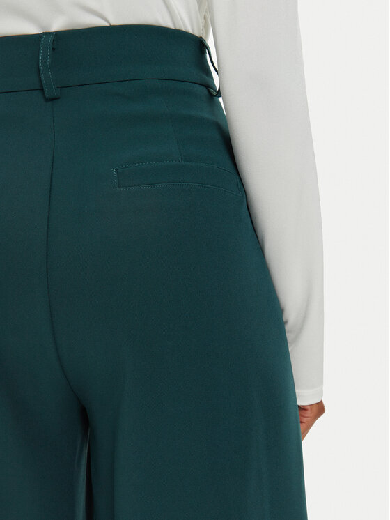 Maryley Maryley Spodnie materiałowe 24IB579/43GU Zielony Regular Fit