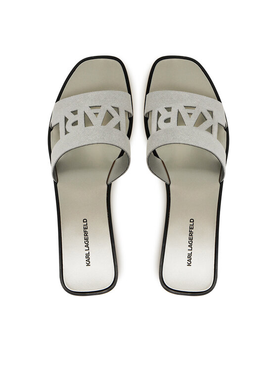KARL LAGERFELD KARL LAGERFELD Ciabatte Skoot II KL80402 Argento