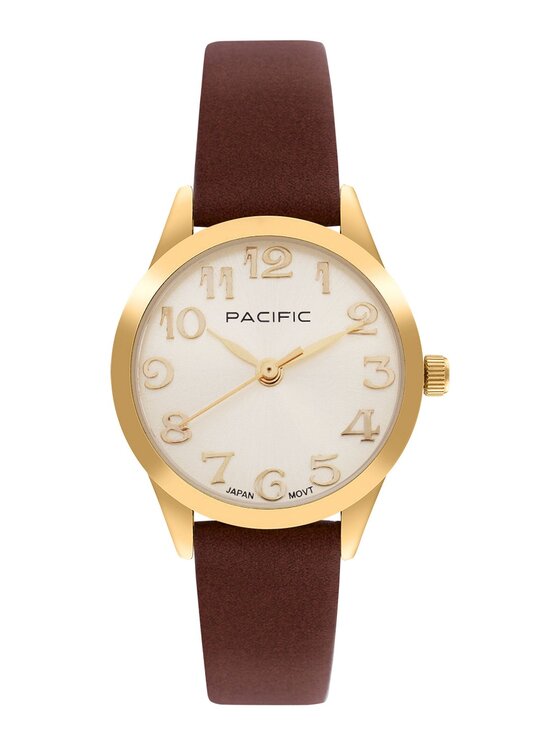 Pacific Pacific Zegarek PC00785 Brązowy
