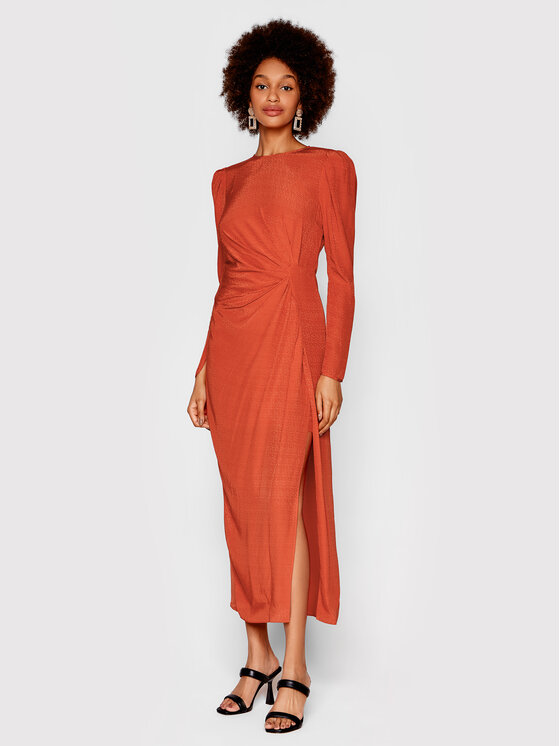 TWINSET TWINSET Koktélruha 222TP2090 Narancssárga Regular Fit
