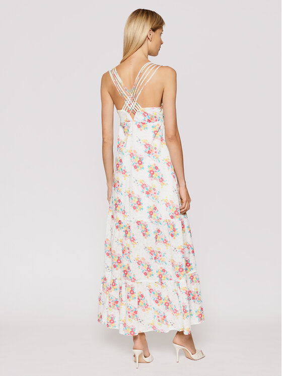 Pepe Jeans Pepe Jeans Letní šaty Fionas PL952831 Bílá Regular Fit