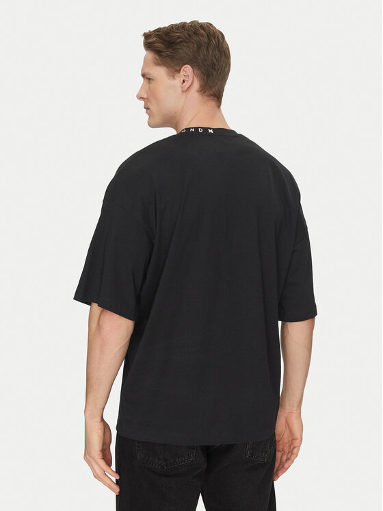 Richmond X Richmond X T-Shirt Bani UMA24058TS Czarny Regular Fit