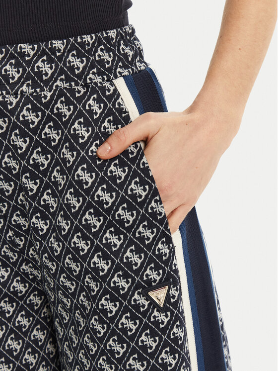 Guess Guess Pantaloni da tuta V5RB03 KCO90 Nero Palazzo Fit