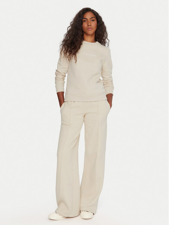 Guess Jeans Guess Jeans Džemperis ar kapuci W4YQ10 KC811 Bēšs Regular Fit