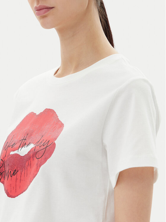 JDY JDY T-Shirt Daisy 15348400 Bílá Regular Fit
