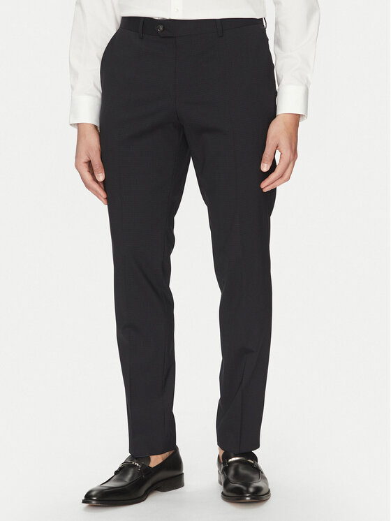 BOSS BOSS Garnitur C-Huge 50540579 Granatowy Slim Fit