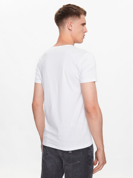 Pepe Jeans Pepe Jeans Set de tricouri﻿ Pepe Tshirt 2P PMU10976 Alb Regular Fit