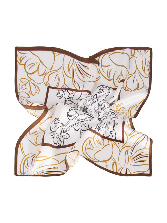 ALLORA BE UNIQUE ALLORA BE UNIQUE Foulard jedwabna Beige