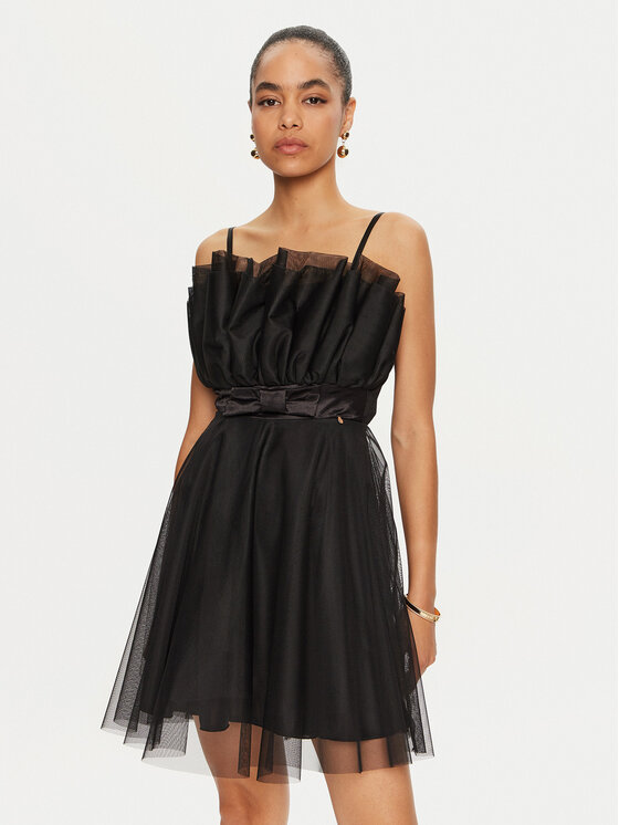 Rinascimento Rinascimento Coctailkleid CFC0121817003 Schwarz Regular Fit