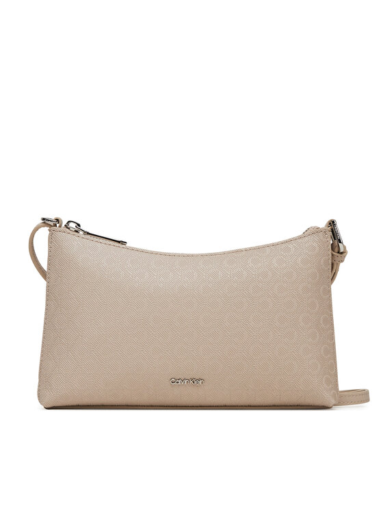 Geantă Calvin Klein Ck Must Aop Conv Logo Jqd Strap LV04F3099G Bej