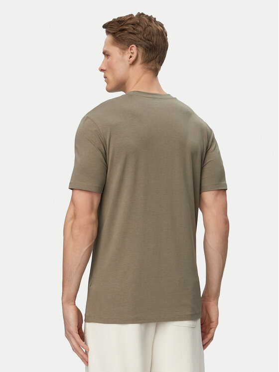 Guess Guess Тишърт Z2YI12 JR06K Каки Regular Fit