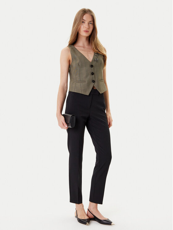 Marella Marella Telovnik za obleko Cantico 2523156031 Khaki Slim Fit