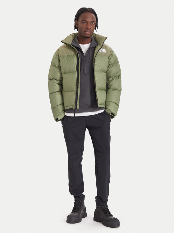 The North Face The North Face Puhovka 1996 Retro Nuptse NF0A3C8D Zelena Loose Fit