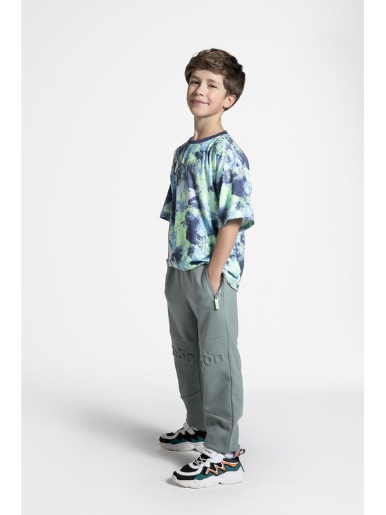 Lemon Explore Lemon Explore Spodnie dresowe WL5120101ACB-012 Zielony Regular Fit