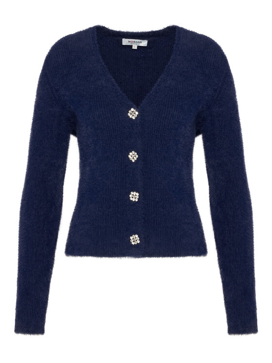 Morgan Morgan Strickjacke 252-MCLEMI Dunkelblau Regular Fit