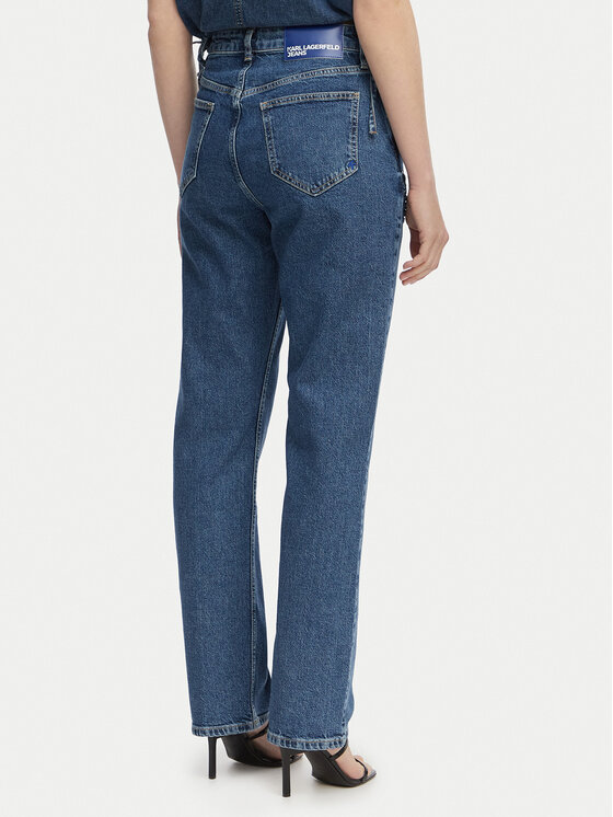 Karl Lagerfeld Jeans Karl Lagerfeld Jeans Jeans hlače B2W10086 Modra Straight Fit