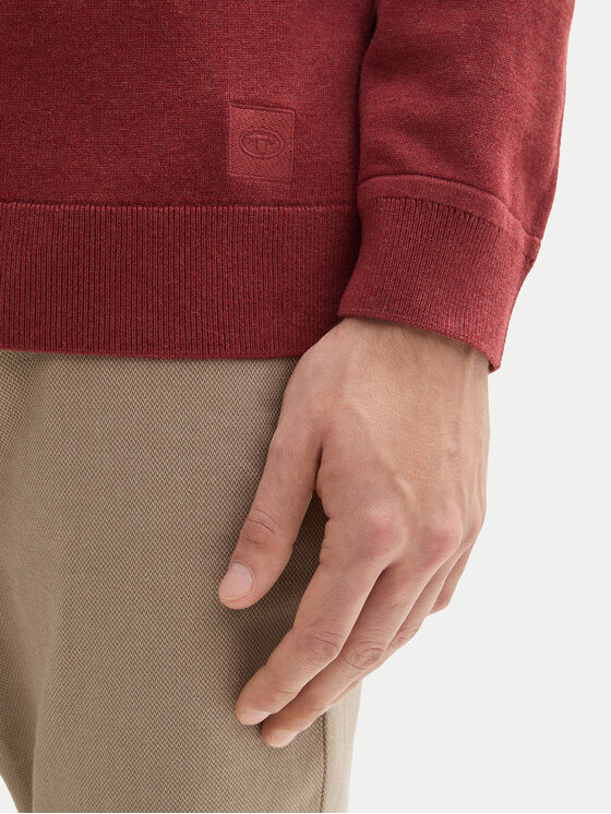 Tom Tailor Tom Tailor Rollkragenpullover 1042456 Rot Regular Fit