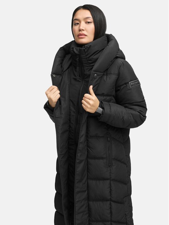 Navahoo Navahoo Kurtka zimowa Engelsfeder Czarny Regular Fit