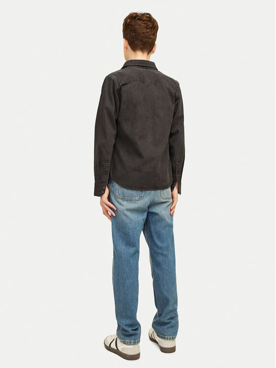 Jack&Jones Junior Jack&Jones Junior Jeans hlače Chris 12262182 Modra Relaxed Fit